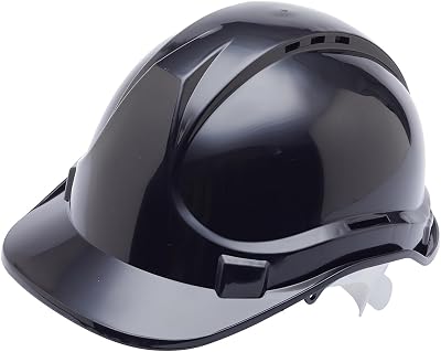 Blackrock Black Hard Hat Safety Helmet Construction Unisex One Size