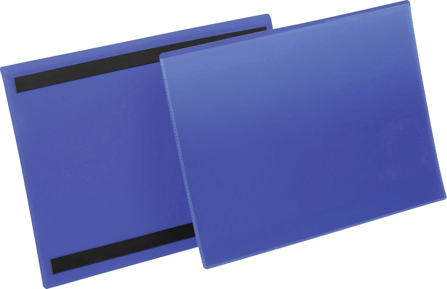 Durable Magnetic Document Sleeve A4 Landscape, Pack of 50 Pieces, Dark Blue