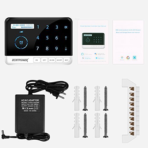 ECHTPower 9 Zone Smart Sprinkler Controller, Designed with WiFi Irrigation Timer, Compatible with Alexa and Google home - Thumbnail 7