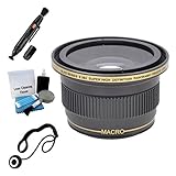 UltraPro 49mm 0.38x High Definition Fisheye Lens with Macro Attachment For The Sony NEX-3, NEX-5, NEX-6, NEX-C3, NEX-5N, NEX-7, NEX-F3, NEX-VG10, NEX-VG20, NEX-VG30, NEXFS100, NEX-FS700, NEX-EA50E Cameras Which Have The Sony E Series (16mm, 18-55mm) 