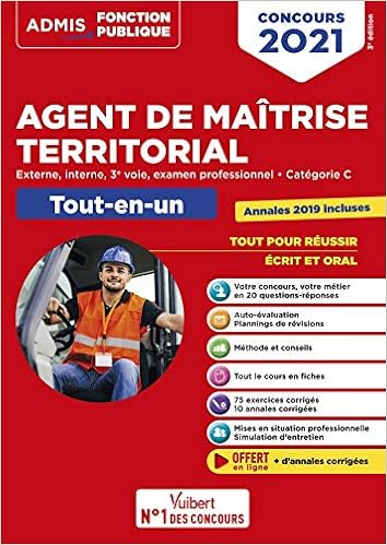 Concours Agent De Maitrise Territorial Categorie C Tout En Un Annales 2019 Incluses Externe Interne 3e Voie Examen Professionnel Concours Admis Fonction Publique French Edition Accary Bernard Bellego Olivier