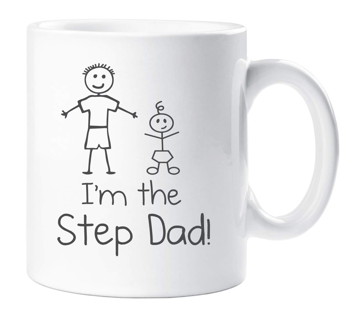 60 Second Makeover Limited I'm The Step Dad Mug Family Present New Daddy New Baby Gift Cup Ceramic