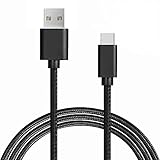 Aerb Type C Cable Braided USB Type C to USB Male W Reversible Connector for New Macbook 12 Inch, ChromeBook Pixel and More , 3Ft or 1M