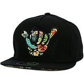 Aloha Hawaii Hat Hawaiian Flower Embroidered Snapback Flat Bill Baseball Cap