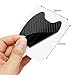 Eaplus 8pcs Universal 3D Carbon Fiber Car Door Handle Paint Scratch Protector Sticker Auto Door Handle Scratch Cover Guard Protective Film (Black)