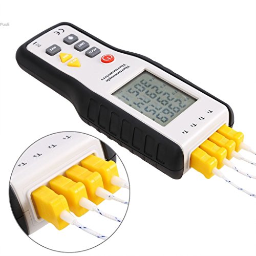 upHere 4-Channel Thermometer Thermocouple 2001372C