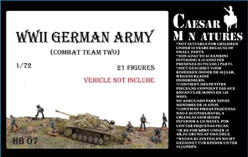 WWII German Army (Combat Team 2) - 1/72 Plastic Soldiers by Caesar Miniatures