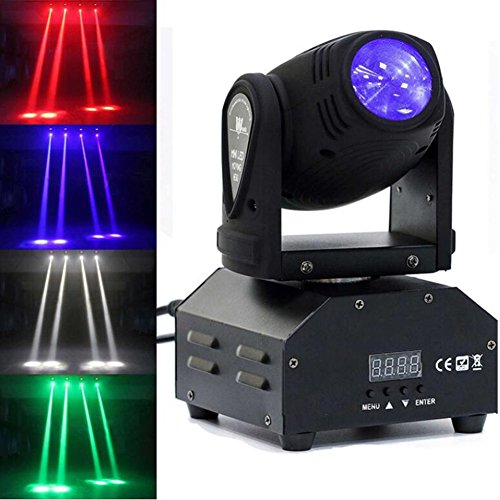 9Fshine 10W RGBW LED Beam Moving Head Stage Effect Lighting DMX512 DJ Disco Party Light