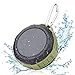 Lerdy Shower Speaker, IPX5 Wireless Waterproof Speaker with 4W Drive , Suction Cup, Buit-in Mic ( Army Green)