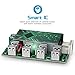 MANTO USB Charger, 60W 8 Port USB Charger Station Fast Charging Dock with 5ft Power Cord for Multi Devices, Multi Port USB Charging Hub for Smartphones Headphones Tablets (White)