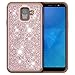 J&D Case Compatible for Galaxy A8 2018 Case, Sparkling [Glittering] [ArmorBox] [Dual Layer] Shock Resistant Hybrid Protective Rugged Case for Samsung Galaxy A8 2018 Case - [Not for A8 Plus 2018]