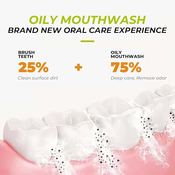 COCONUT OIL PULLING ALCOHOL FREE MOUTHWASH FOR FRESH BREATH, WHITE TEETH & HEALTHY TEETH & GUMS