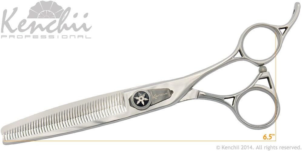 Shinobi Grooming Shear By Kenchii Grooming Professional Dog Grooming Scissors (46 Tooth Thinner)