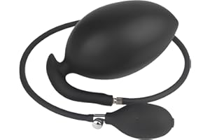 Inflatable Silicone Anal Plug – Adjustable Double Layer Butt Plug with Hand Pump, Prostate Massager for Men and Women, Expand