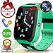 Kids Smart Phone Watch GPS Tracker - Kidaily SmartWatch for 3-14 Years Boys Girls with SOS Anti-lost Camera Game SIM Card Slot Touch Screen Digital Wrist Children Bracelet Watch Birthday Holiday Gift
