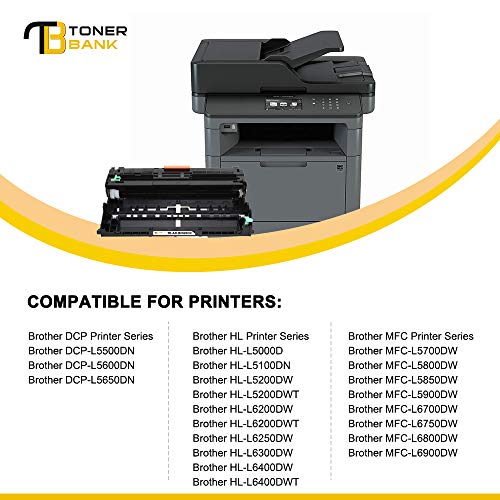 Toner Bank Compatible Drum Unit Replacement for Brother DR820 DR-890 for Brother HL-L6200DW MFC-L5850DW MFCL5900DW MFCL6700DW MFCL5800DW HLL6200DW HLL5200DW HLL5100DN HLL6300DW MFCl5900W Printer-2PK