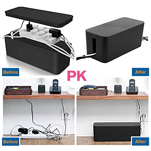 Resulzon Cable Management Cord Cover Wire Hider Box Concealer Organizer