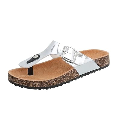 Ital-Design Damenschuhe Sandalen & Sandaletten Zehentrenner