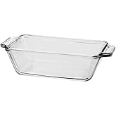 Anchor Hocking 1.5 quart Glass Loaf Pan, Clear