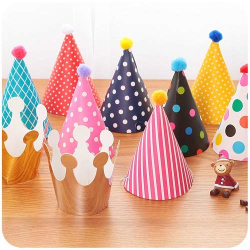 NUOLUX Birthday Party Hat Decorations for Kids Adults