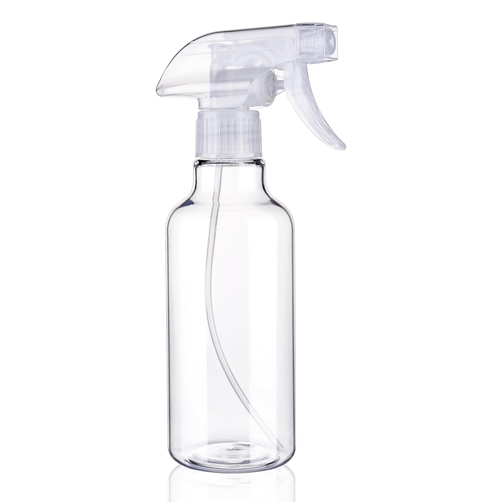 Photo 1 of Hethyo Spray Bottles 12oz Plastic Spray Bottle for Hair Mist/Stream Heavy Duty Empty Spray Bottles for Cleaning Solutions, Plants (12oz-Clear)