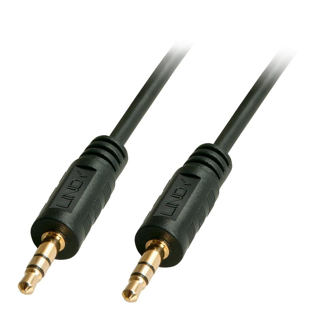 LINDY 0.25 m Premium Audio 3.5 mm Jack Cable