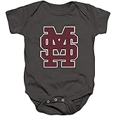 Mississippi State University Official Baseball Logo Unisex Infant Snap Suit for Baby