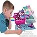 Shopafun Storage Organizer - Fits Shopkins, LOL Dolls, Shoppies - Mini Packs Toy Carrying Case (2 Trays, 3 Levels, 2 Mats) Pink / BPA Free by Felix and Wise