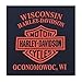 Harley-Davidson Men's Daring Ride Short Sleeve Crew-Neck Tee, Navy 5L33-HF57 (L)