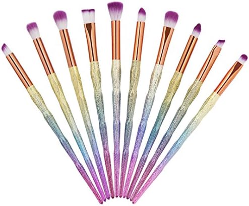10Pcs/15Pcs Makeup Brushes Set Pro Powder Foundation Eyebrow Eyeliner Lip Concealer Brush Cosmetics Pincel Maquiagem 10Pcs 3D