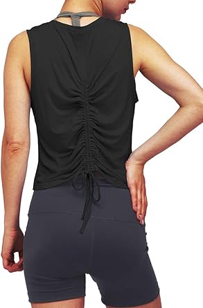 tie back workout tank