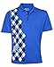 TattooGolf Argyle Cool-Stretch Men's Golf Shirt