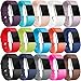 Wepro Bands Replacement for Fitbit Charge 2, Buckle, 15-Pack, Small