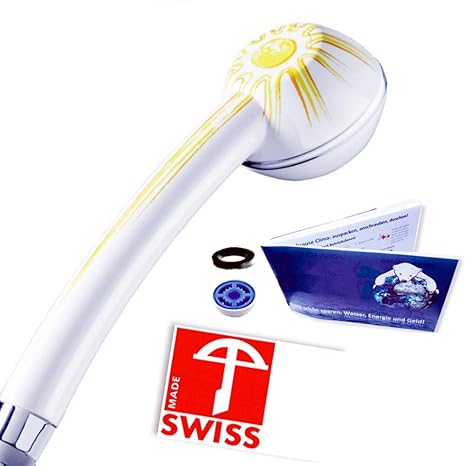 Brause SwissClima SOLEIL POWER! kräftiger Druck und dennoch Wassersparen: verkalkungsfrei, 1 Mengenregler, 8 od.11 l/min (sta