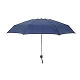 8 Bone Black Plastic Umbrella Ultra Light Mini