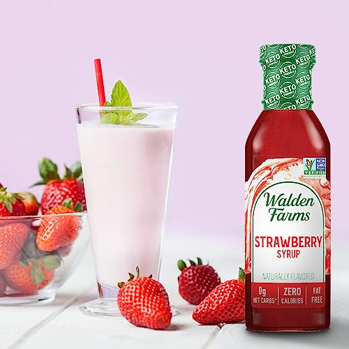 Walden Farms Variety Pack Syrups 12 oz Strawberry, Chocolate and