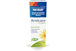 Boiron Arnicare Cream 120g, for the relief of muscle and joint pain. Eases resorption of bruises, contusions, and infl ammato