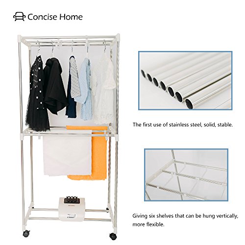 Concise Home Electric Clothes Dryer 1000W Large