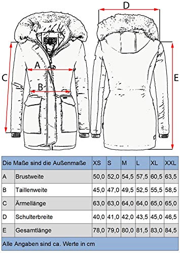 Navahoo Dames winterjas wintermantel sneeuw-engel Prc XS-XXL - Image 8