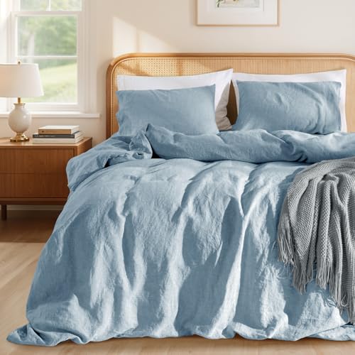 LBRO2M French Linen Duvet Cover Set