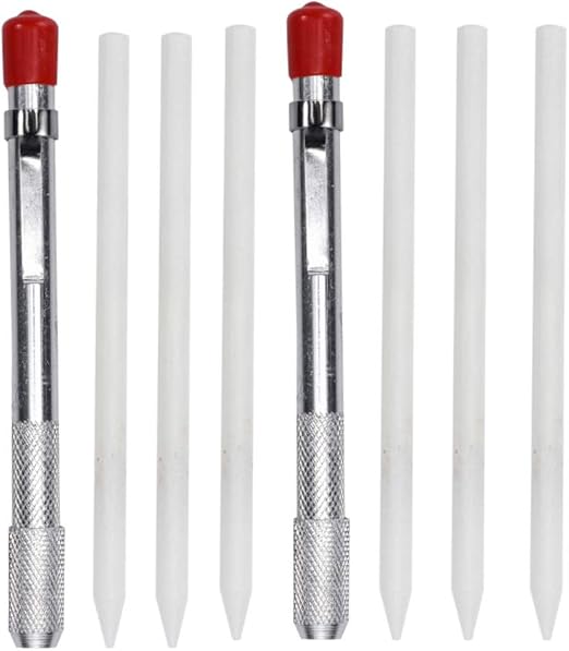 2 Soapstone Holders Round with 6 Refills Soapstone Pens for Welding