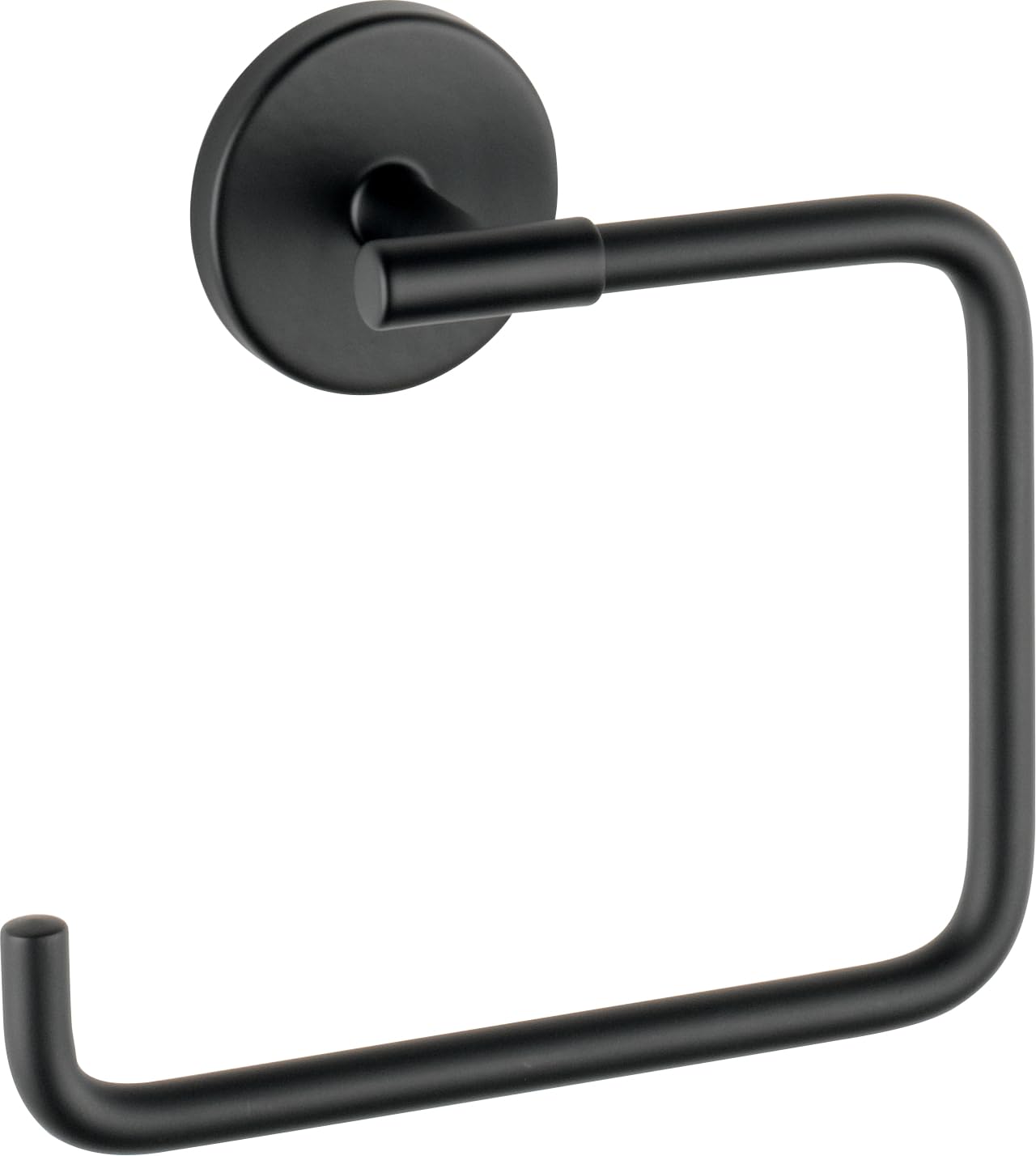 Delta 759460 Trinsic Wall Mounted Towel Ring, Matte Black