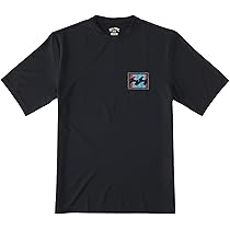 【BILLABONG】 Men's Short Sleeve Rash Guard MT970 Billabong Men's Standard Classic Short Sleeve Loose Fit