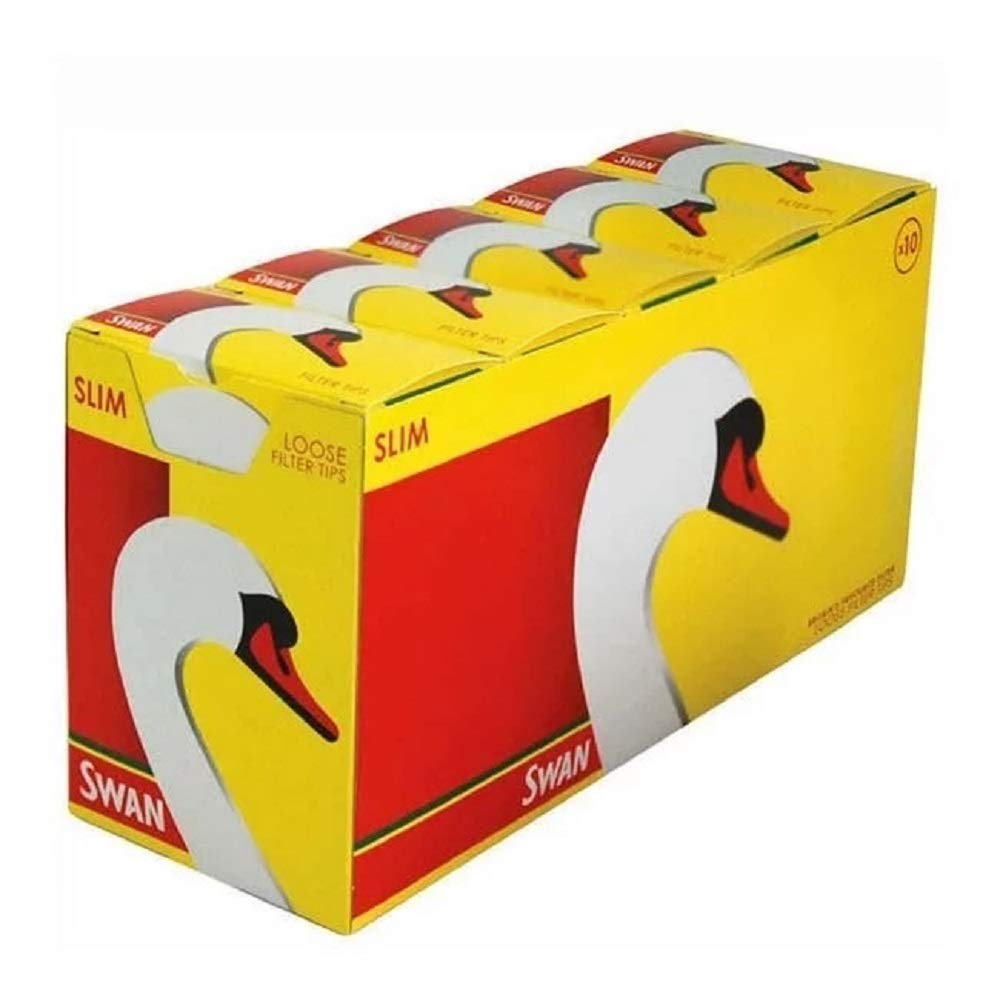 2 X Swan Slimline Filter Tips - 10 box - 1650 tips