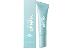 Soothing Prep Lip Mask, Moisturizing Hydrating Natural Cooling Peel-Off Lip Butter for Day & Night Care, Light and Non-Sticky