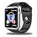 Padgene New GSM Bluetooth Smart Watch with Camera for Samsung S5 / Note 2 / 3 / 4, Nexus 6, Htc, Sony and Other Android Smartphones (Black)