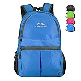 Qyuhe Ultra Lightweight Packable Backpack Hiking Travelling Daypack 25L Blue