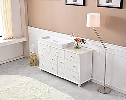 Hallam 7 Chest Of Drawers With Removable Change Table Top With Pad