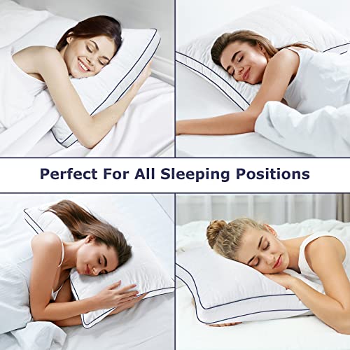 BedStory Hotel Collection Pillows 2 Pack Queen Size, Hypoallergenic