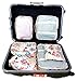 my FL 6pcs Packing Cubes For Carry on Backpack Organizers Set with Shoes Bag Travel Luggage (Bright flowers)
